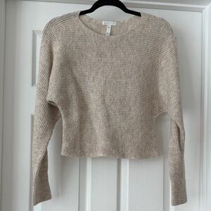 Leith Beige Crew Neck Sweater